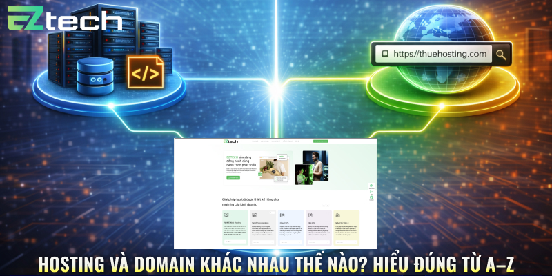 Hosting và Domain khác nhau thế nào?