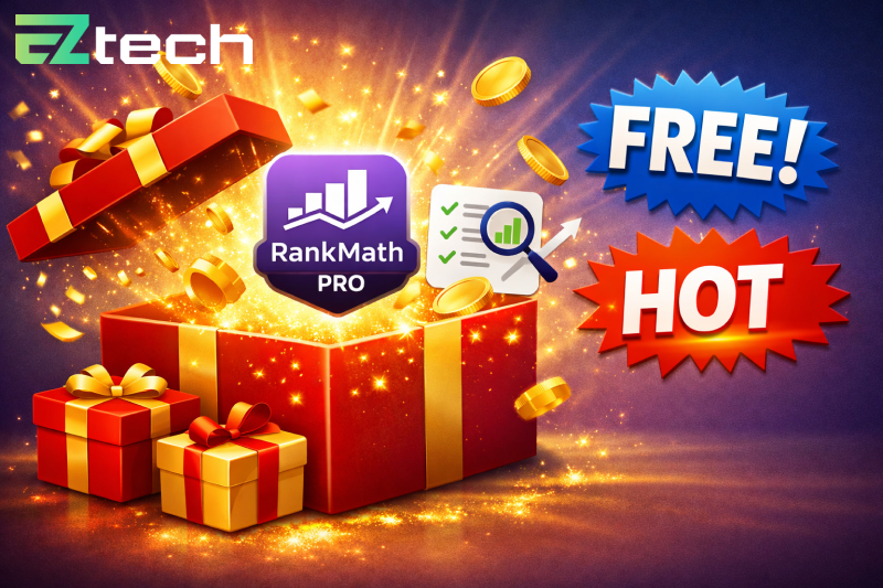 Tặng Rank Math Pro bản quyền khi mua hosting tại EZTECH