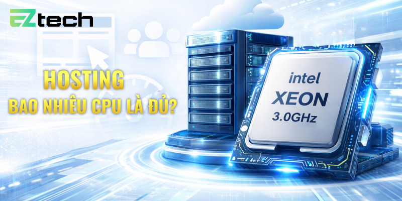Hosting Bao Nhiêu CPU Là Đủ? Cách Chọn Chuẩn Khi Thuê Hosting