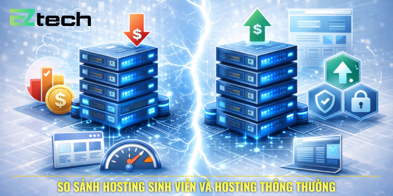 So sánh giúp bạn chọn đúng loại hosting phù hợp