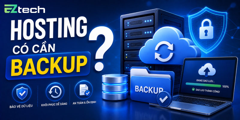 Hosting Có Cần Backup Không? Cách Sao Lưu Dữ Liệu An Toàn