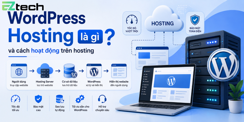 WordPress Hosting là gì và cách hoạt động trên hosting
